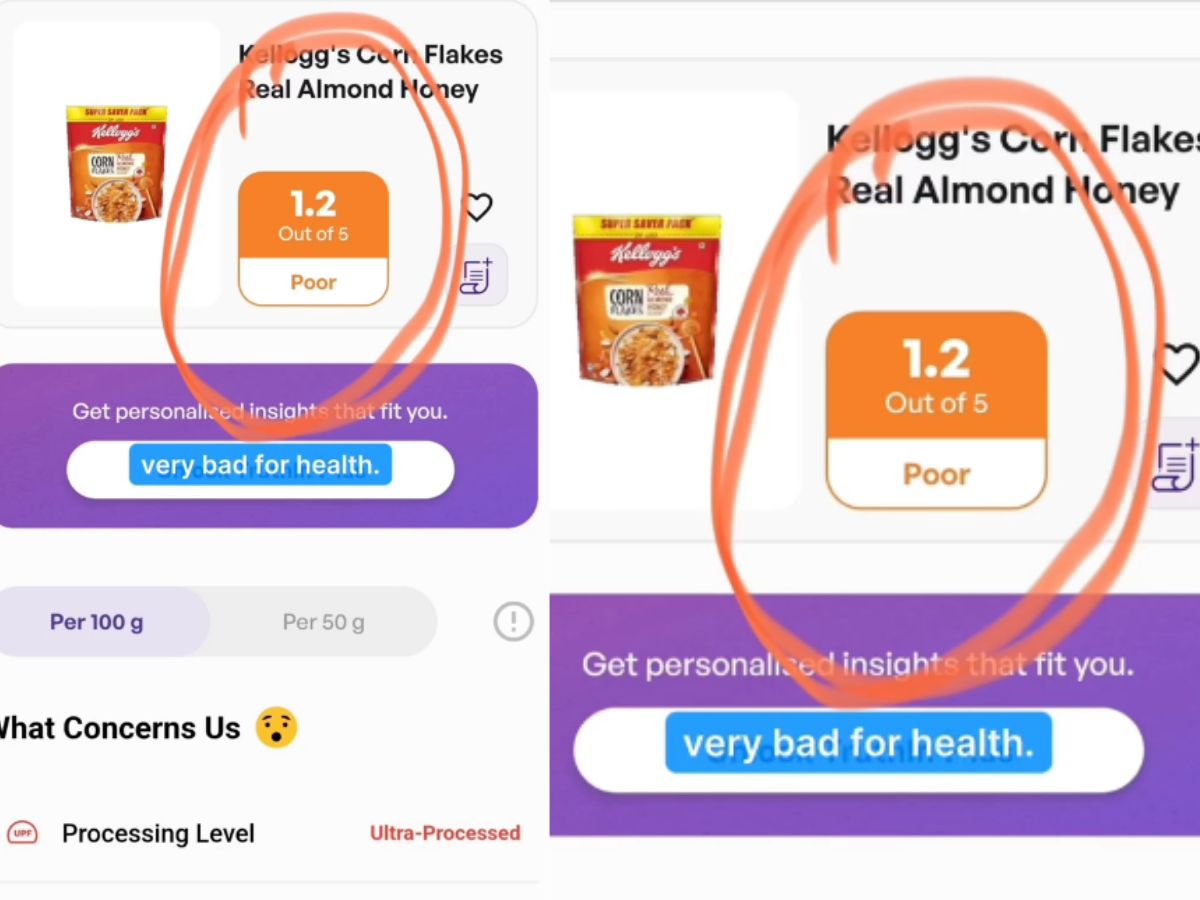 App to Find Which Rating of Food Brand’s Items