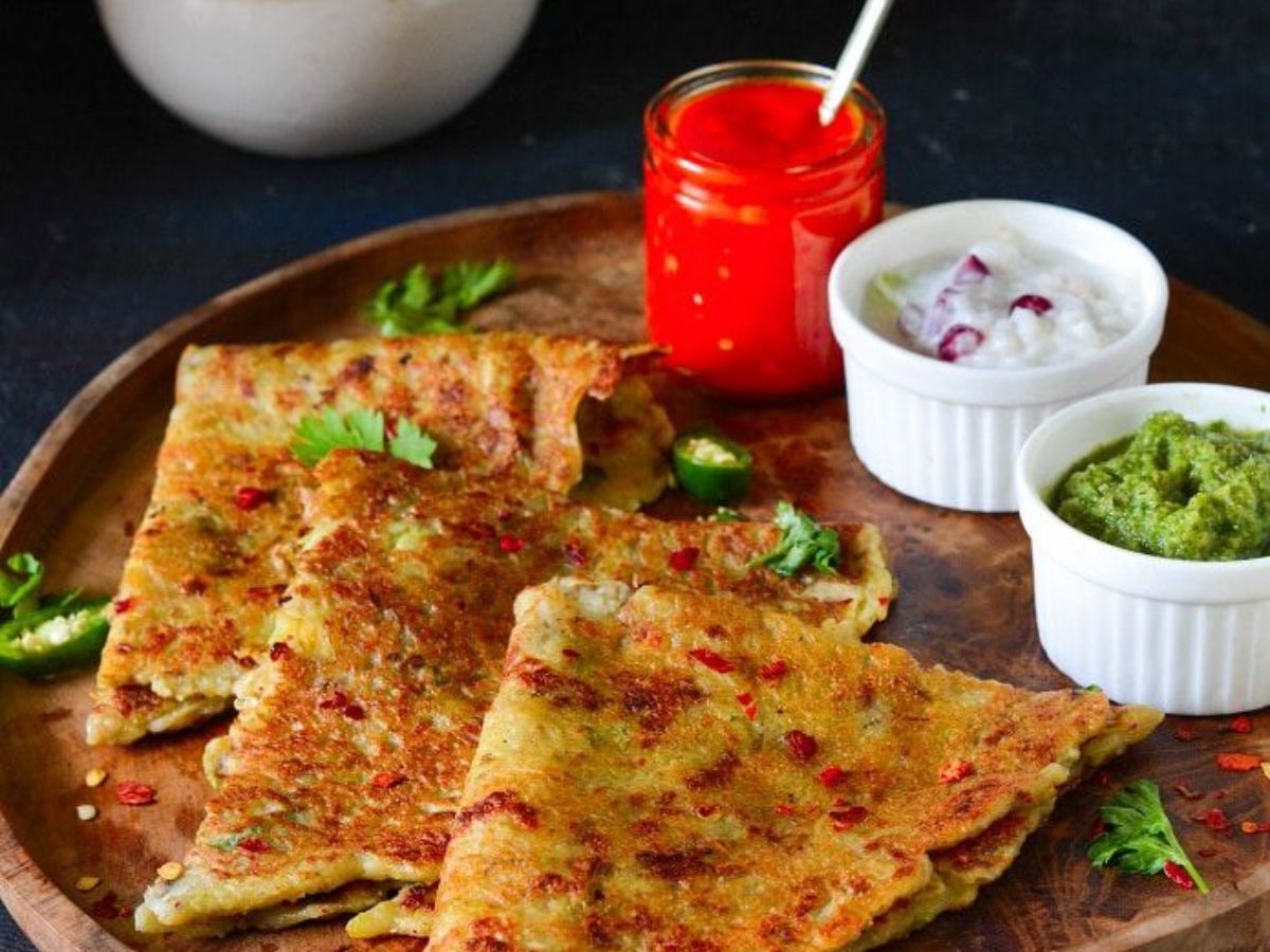 Moong Dal Chilla (Lentil Pancakes)