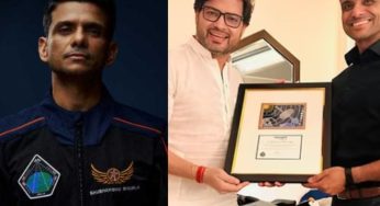 Astronaut Shubhanshu Shukla Surprises Designer Manish Tripathi With Rare ‘Space-Traveled’ Badge, His Best Return Gift