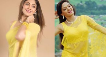 Shilpa Shetty Stuns In Yellow Saree, Pays Glamorous Tribute To Sridevi’s Iconic Chandni Look
