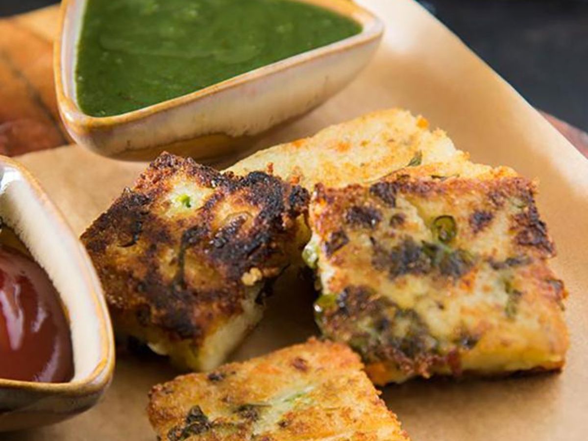 Potato & Sooji Veggie Squares