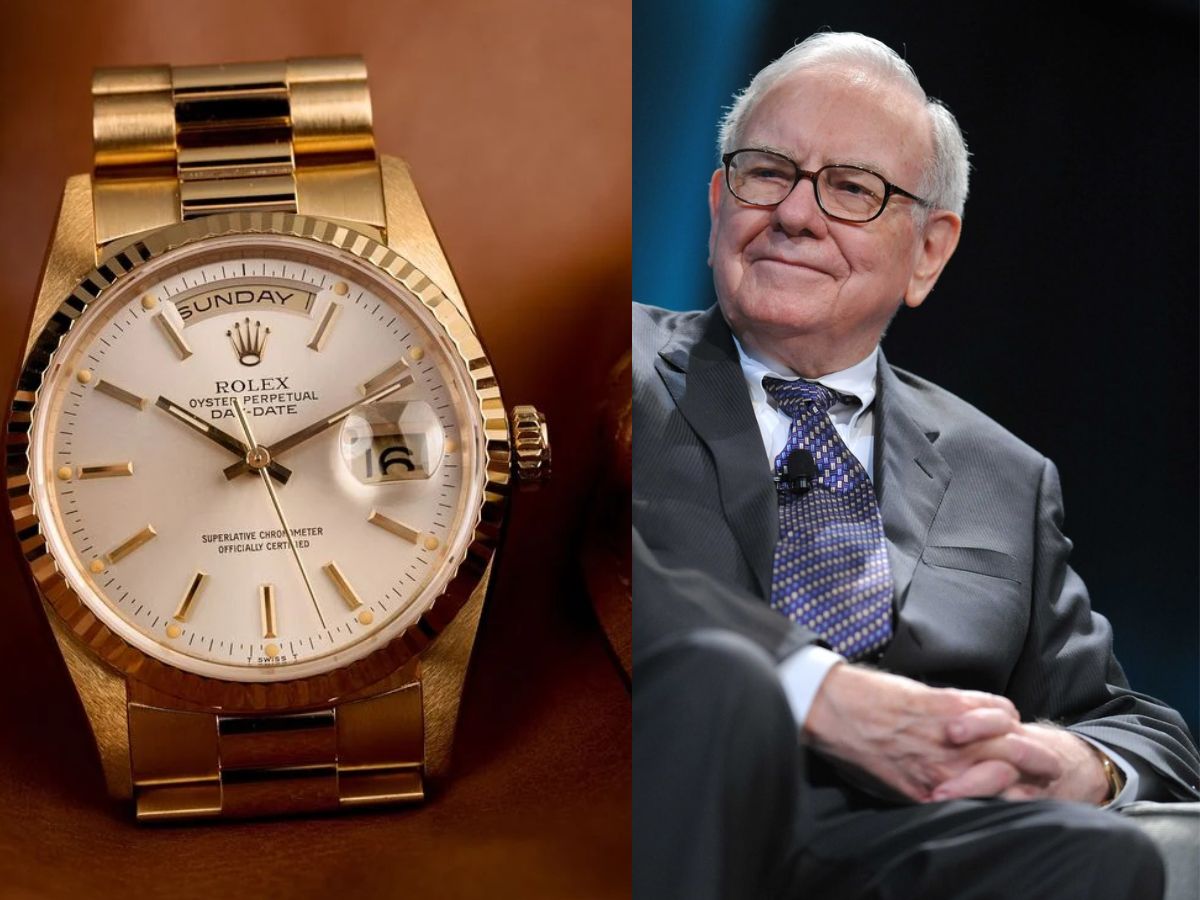 top-7-luxury-watches-owned-by-billionaires-patek-philippe-richard-mille-rolex-more Warren Buffett - Rolex Day-Date