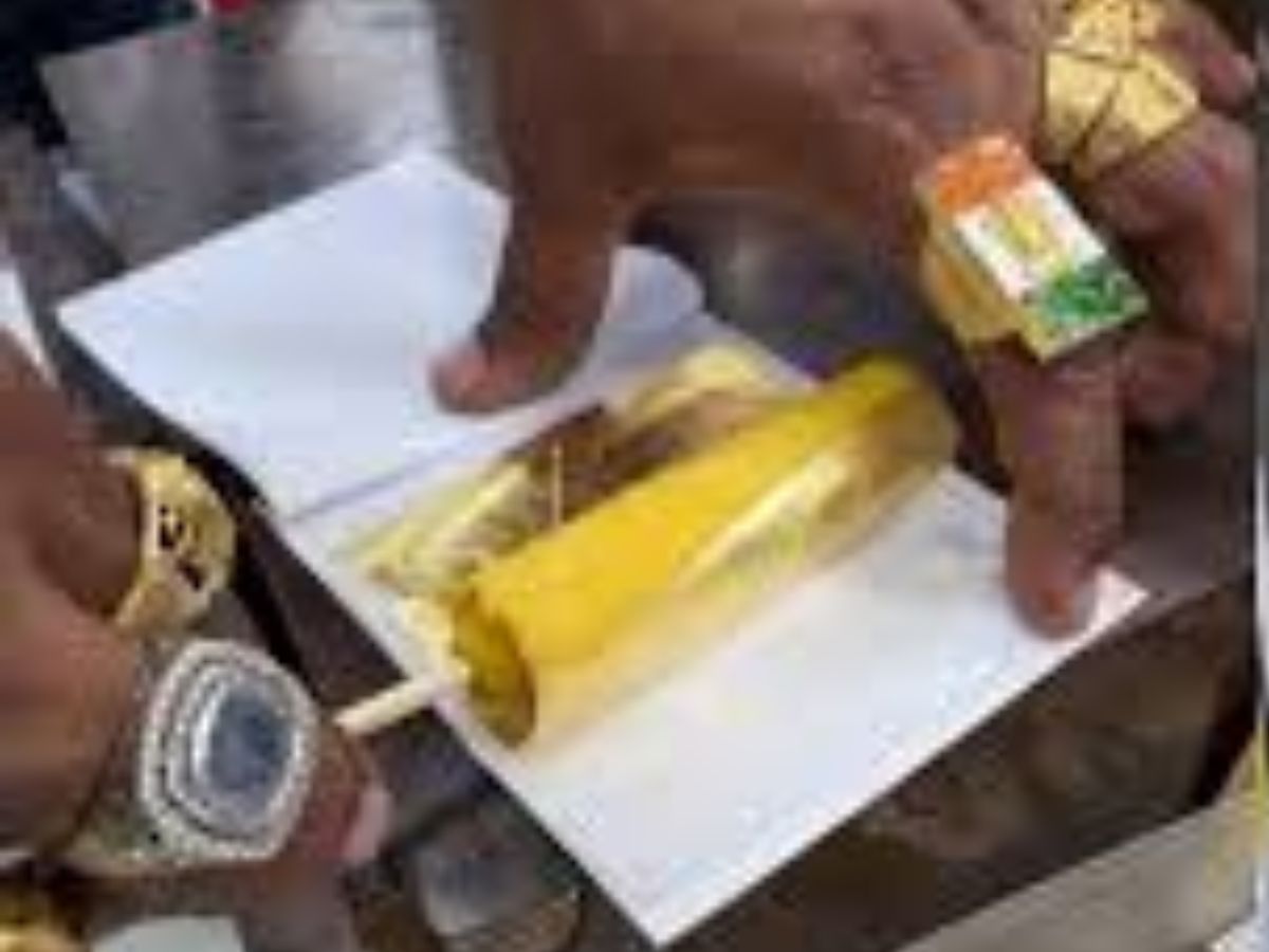 Kulfi Wrapped in Gold- Indore