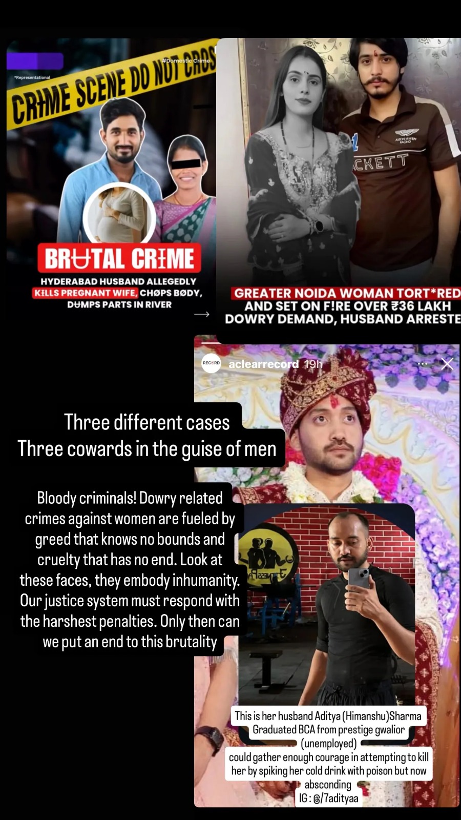 Ridhima Pandit’s Instagram Story