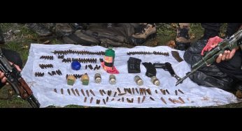 Arms and Ammunition Recovered in Kupwara’s Reshwari Area, Investigation Underway