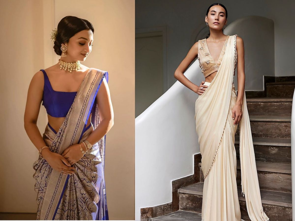 Modern Saree drapes