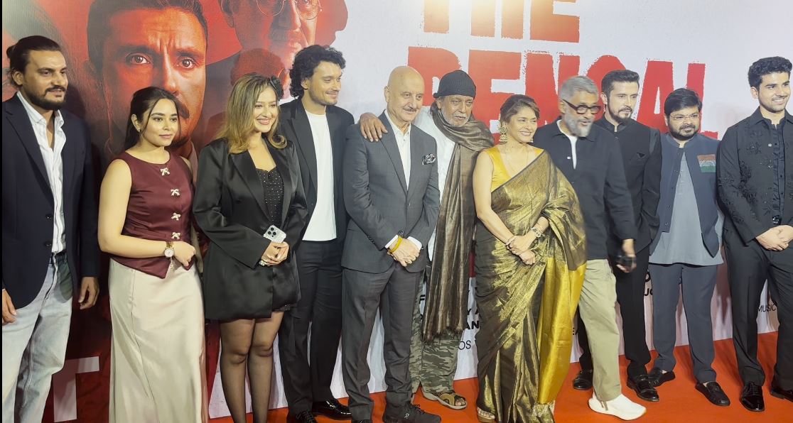 Anupam Kher, Mithun Chakraborty attend screening of 'The Bengal Files'
