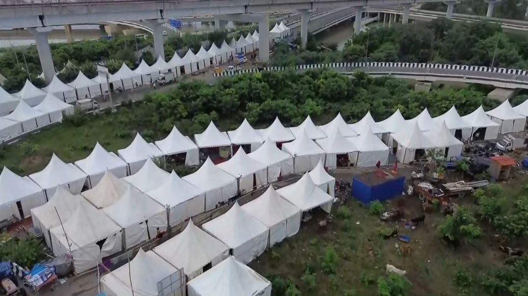 Delhi: Yamuna water submerges Shree Swaminarayan Mandir in Civil Lines