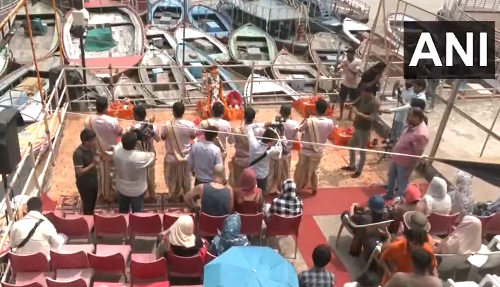 Lunar Eclipse 2025: Ganga Aarti performs in Varanasi ahead of rare celestial event