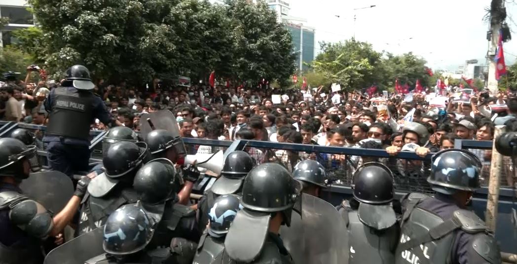 Two 'Gen Z' protesters killed as police stop demonstrators from breaking into Nepal Parliament amid social media ban