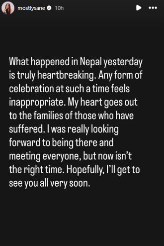 Actor Prajakta Koli postpones plan to visit Nepal amid Gen Z protests, violence