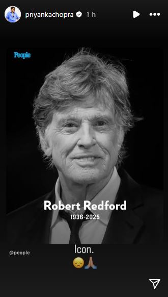 Robert Redford passes away: Bollywood celebrities pay heartfelt tributes to Oscar-winning actor