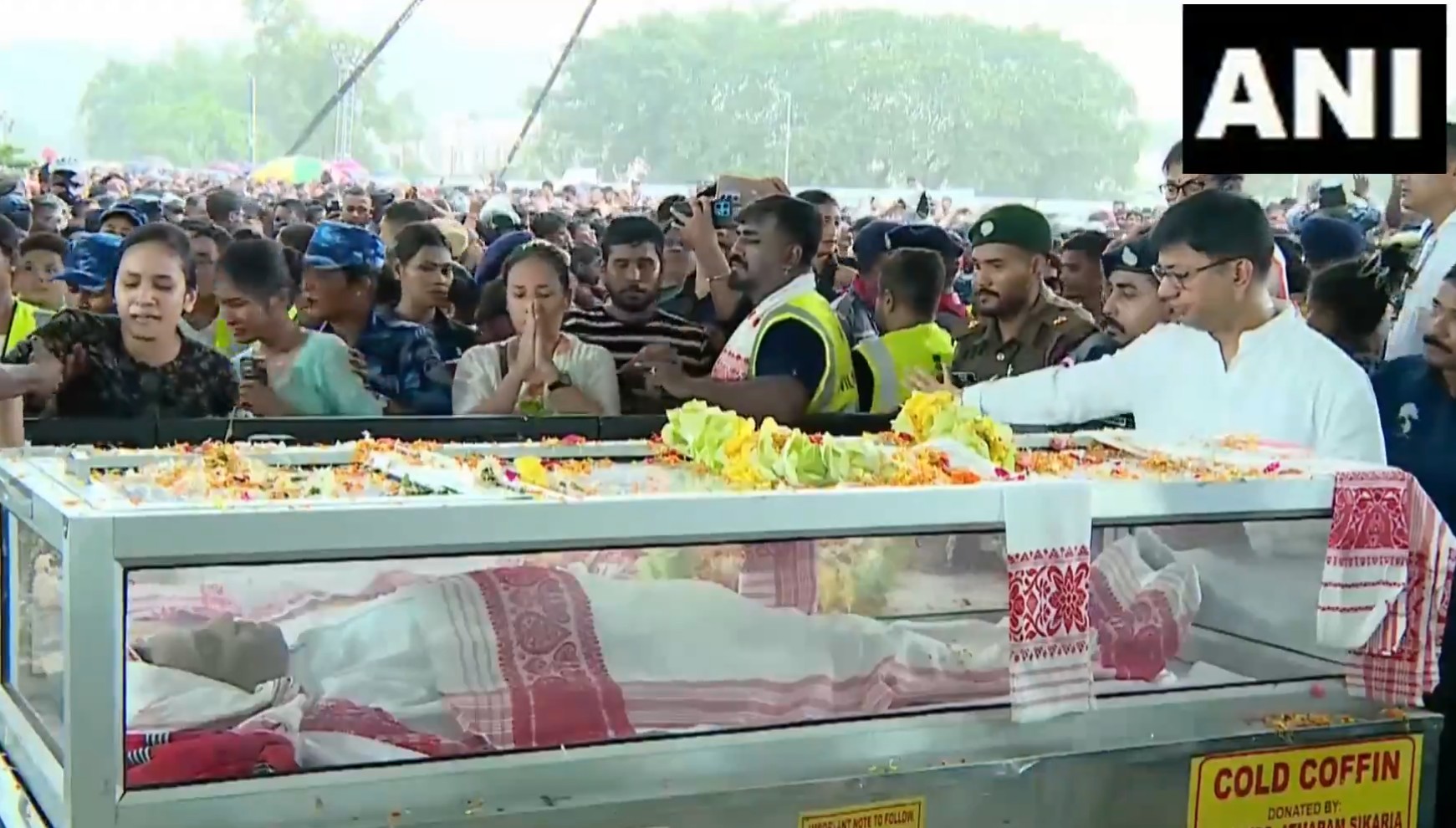 Zubeen Garg demise: Thousands of fans gather at Arjun Bhogeswar Baruah Sports Complex to catch last glimpse of Assam's music icon