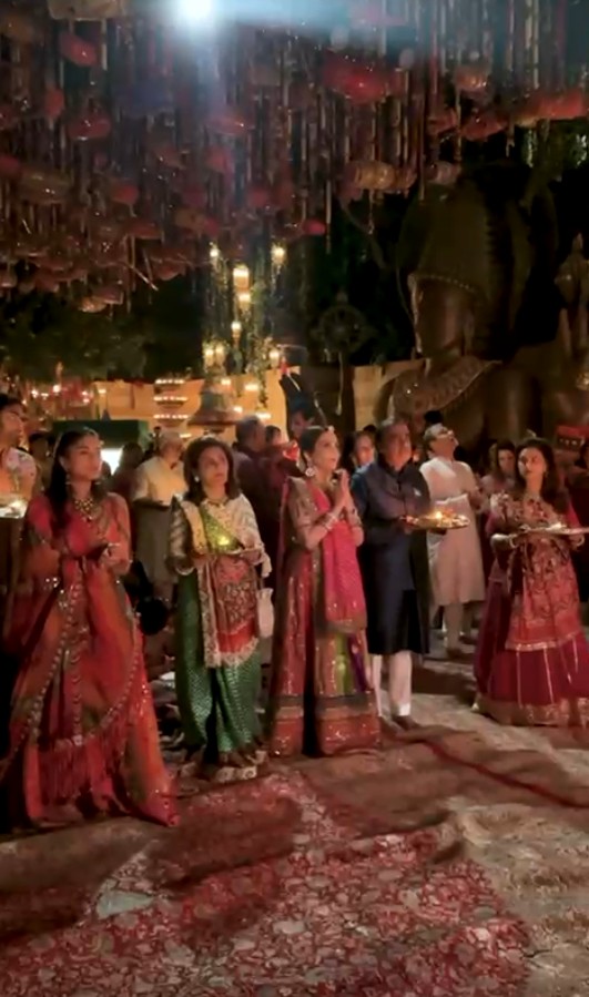 Ambani family celebrates Navratri with devotion, tradition and grandeur
