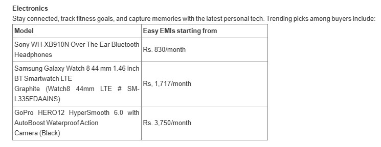 Festive Shopping Made Easy: Bajaj Finserv Offers EMI, Zero Down Payment, and Exclusive Festive Deals