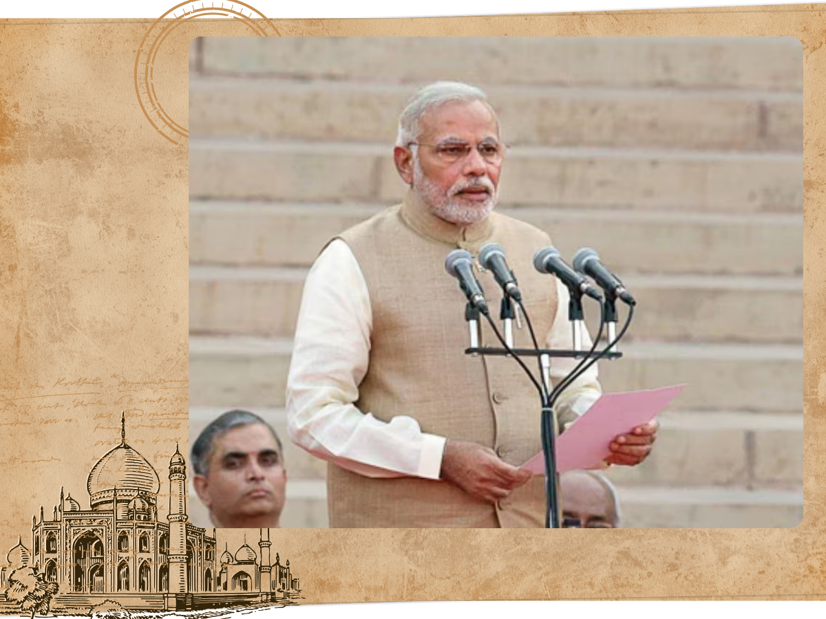 2014: PM Modi Oath Taking As Prime Minister