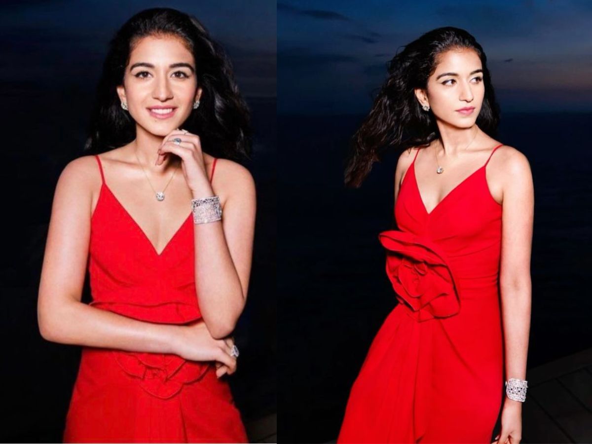 Sexy Red Dress of Radhika Merchant