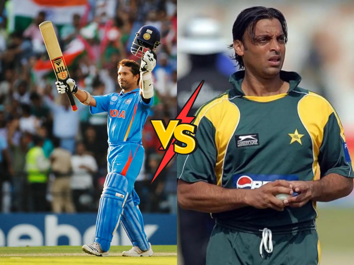 Sachin Tendulkar (India) vs. Shoaib Akhtar (Pakistan)