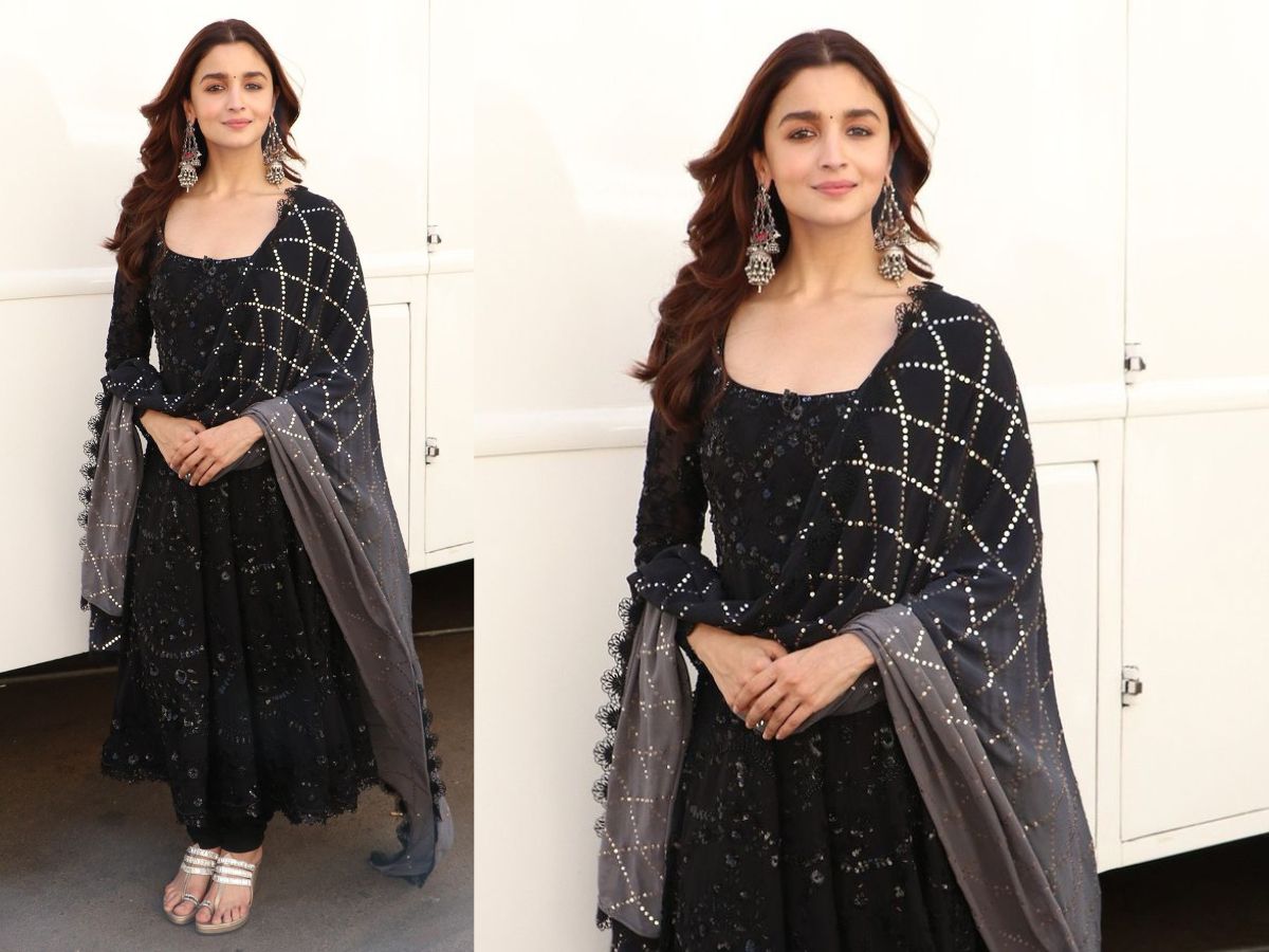 Black Anarkali Suit