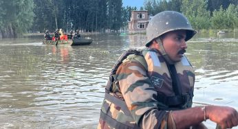 Indian Army’s 50 RR Launches Rescue Operations in Flood-Hit South Kashmir