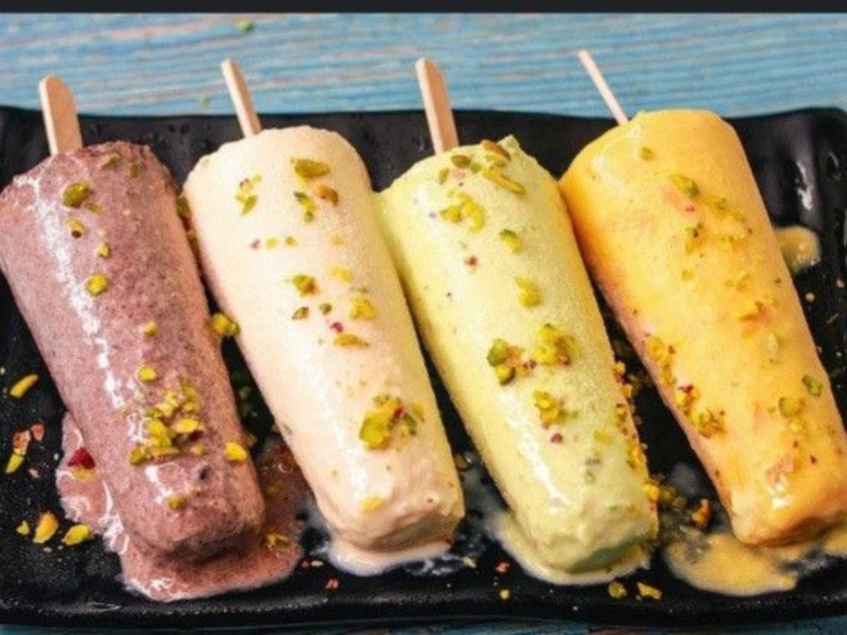 Kesari Kulfi Pops