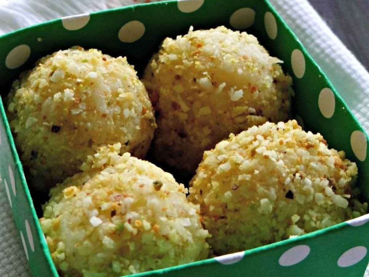 Coconut Ladoo Truffles