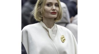 Angelina Jolie debuts blonde bob look during shoot of 'Anxious People'