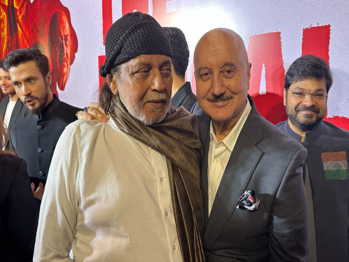 Anupam Kher, Mithun Chakraborty attend screening of 'The Bengal Files'