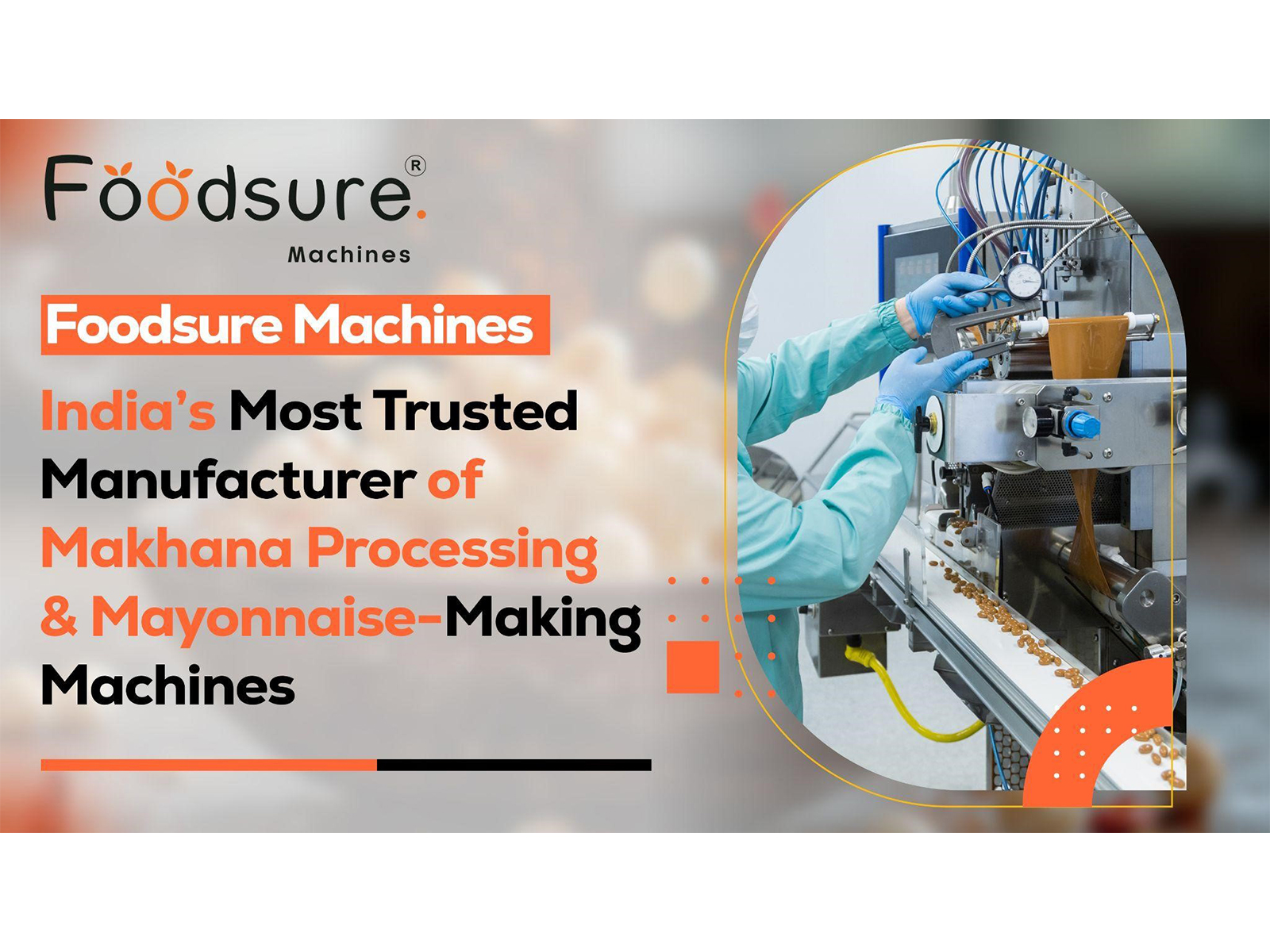 Foodsure Machines – India's Most Trusted Manufacturer of Makhana Processing & Mayonnaise-Making Machines