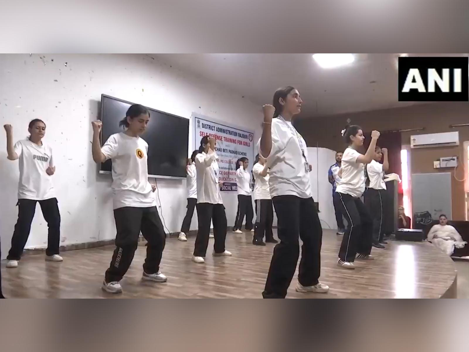 J-K: Self-Defence Training Programme for Girls organised under 'Beti Bachao Beti Padhao' scheme in Rajouri