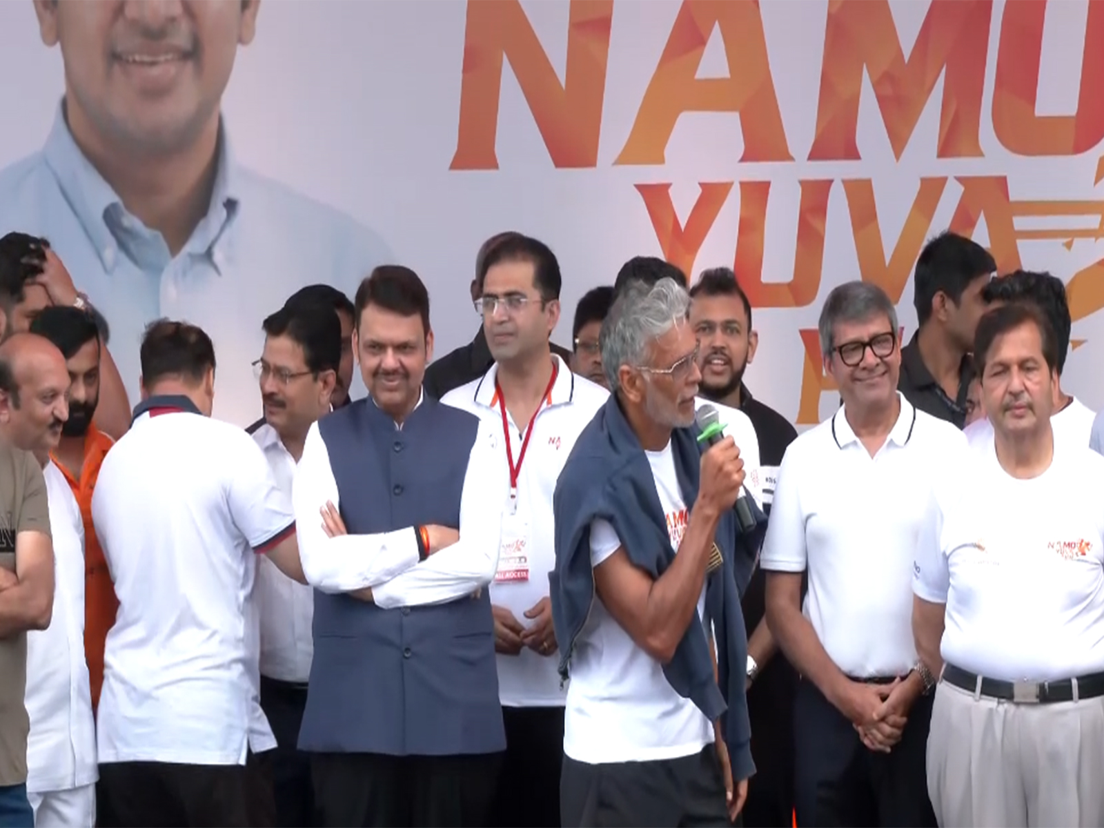 Milind Soman flags off 'Namo Yuva Run' in Mumbai, says "It's PM Modi's dream to make India drug-free"