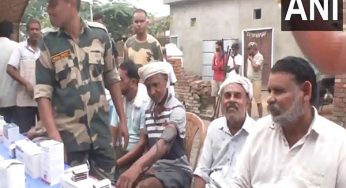 Punjab: BSF organises medical camp in flood-hit area of Fazilka district