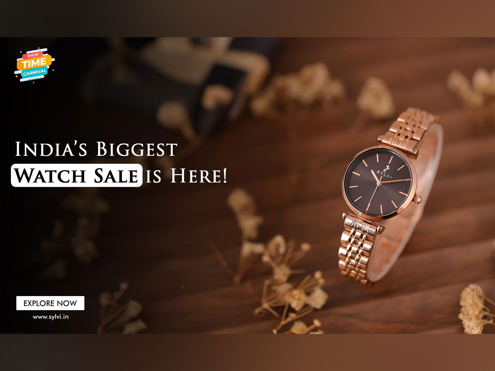 Sylvi Time Carnival 2025 – India's Biggest Anniversary Watch Sale