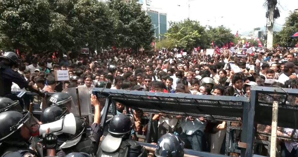 Two 'Gen Z' protesters killed as police stop demonstrators from breaking into Nepal Parliament amid social media ban