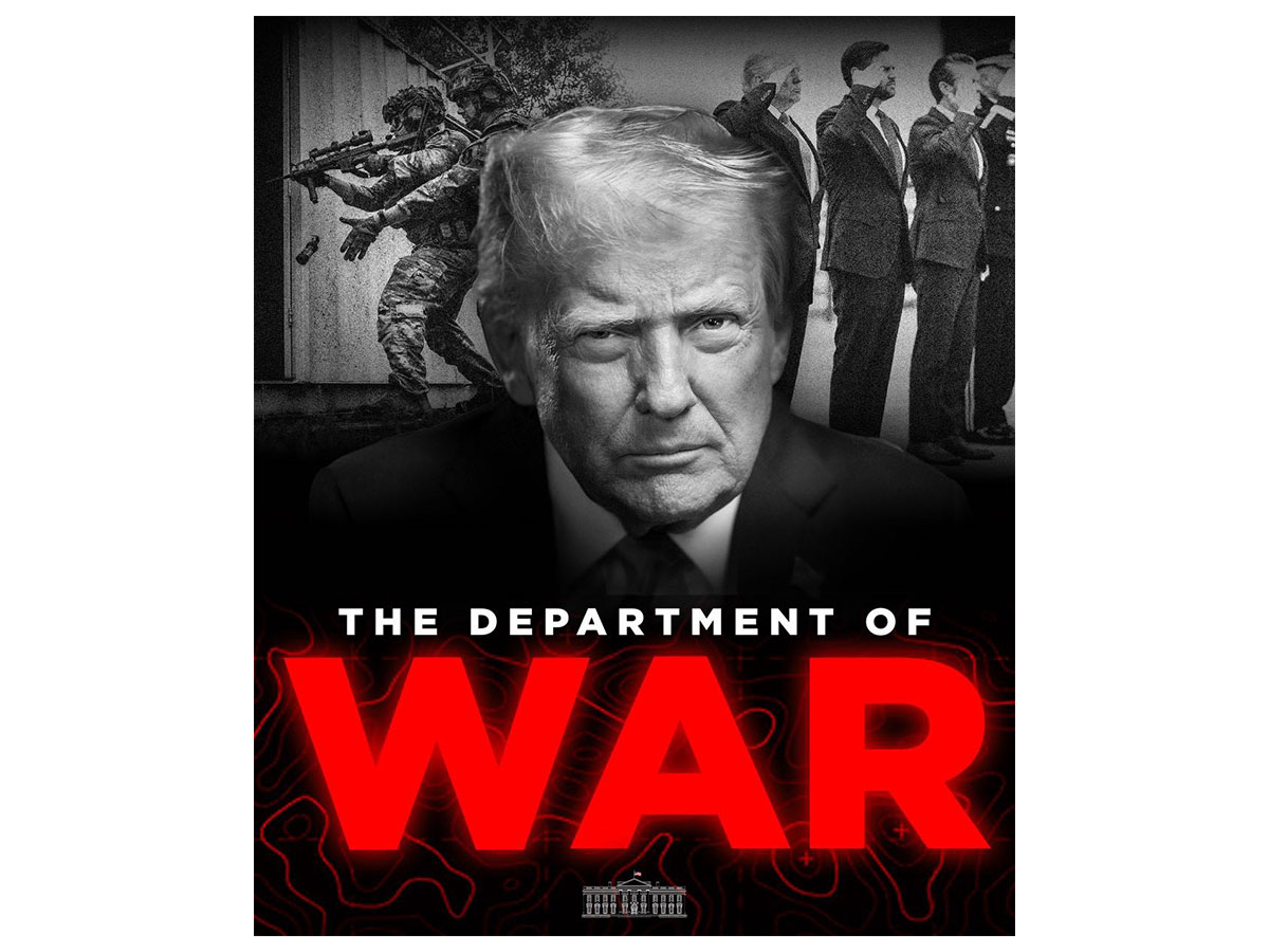 US: Trump signs executive order, Pentagon to be now known as 'Department of War'