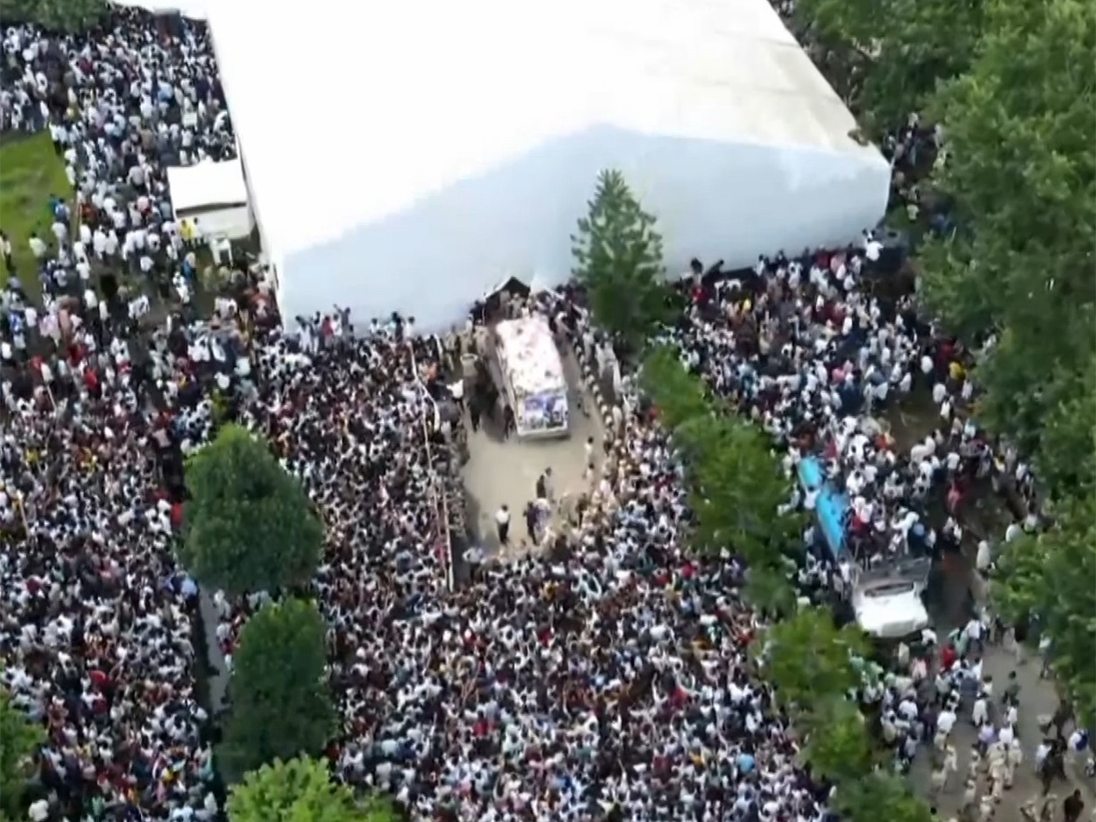 Zubeen Garg demise: Thousands of fans gather at Arjun Bhogeswar Baruah Sports Complex to catch last glimpse of Assam's music icon