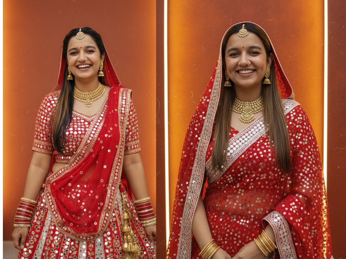 Red Radiance of Festive Grace