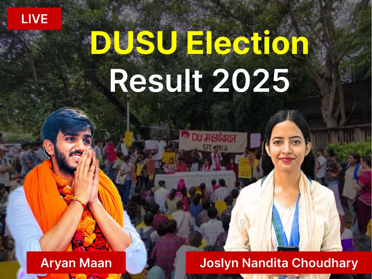 DUSU Election Result 2025 Highlights: ABVP’s Aryan Maan Wins Presidential Race
