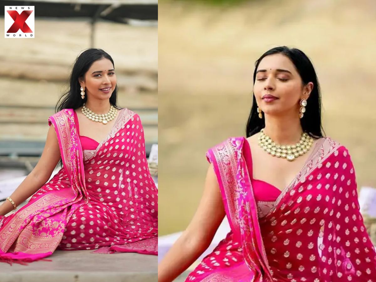 Tanya In Pink Saree