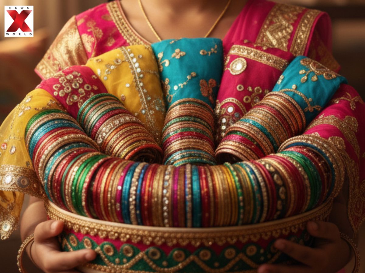 Festive Bangles and Small Dupattas