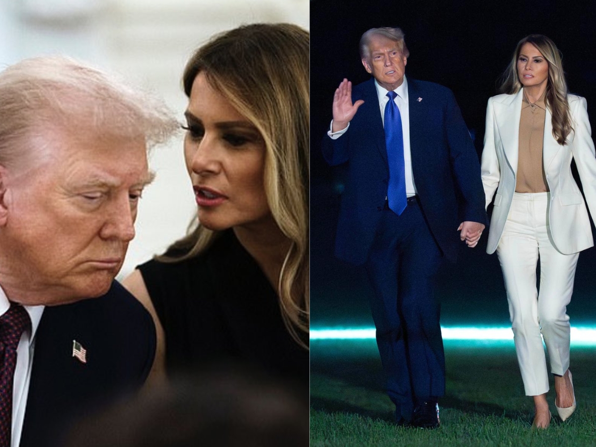 Melania Trump Supporting Donald Trump Through His Two Terms as US President