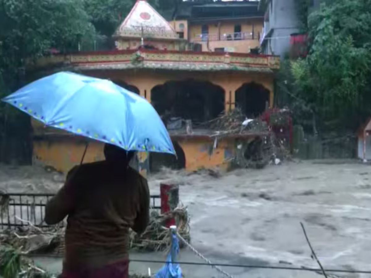 Heavy rains in Dehradun (Photo Credit- ANI)