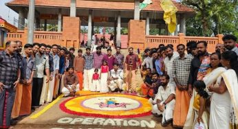 RSS Activists Booked For Laying ‘Operation Sindoor’ Floral Carpet In Kerala Temple, BJP Condemns Action