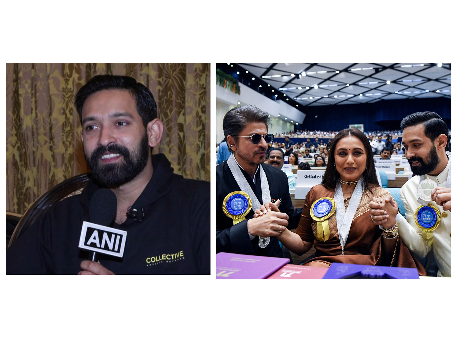 "Shah Rukh sir came and said main toh yeh award pehen raha hun": Vikrant recalls his BTS moments with King Khan, Rani Mukerji from 71st National Awards