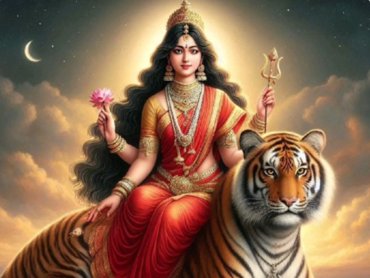 Day 3 – Maa Chandraghanta (The Bell-shaped Moon)