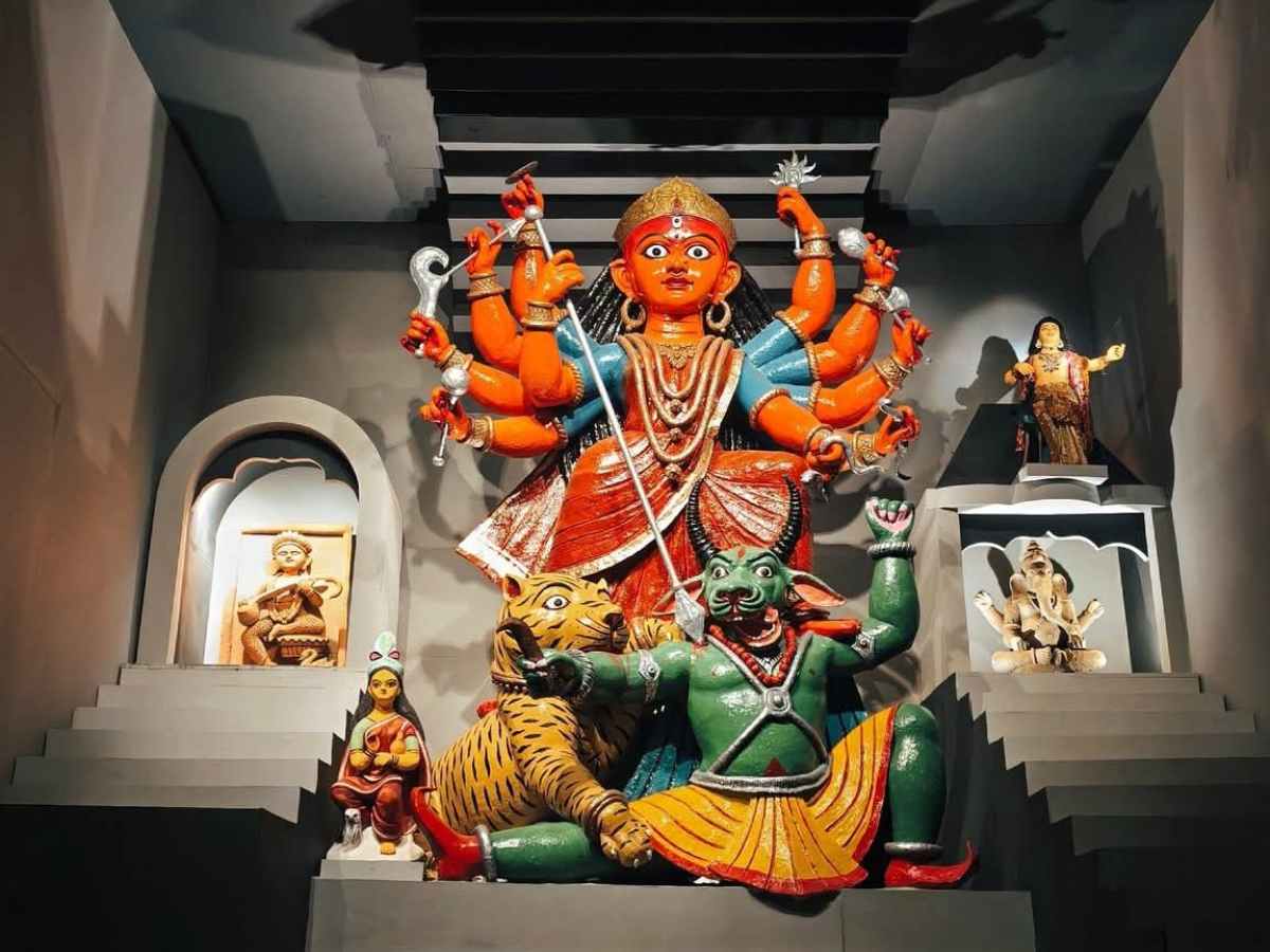 The Franco-Bengali Durga Puja Pandal