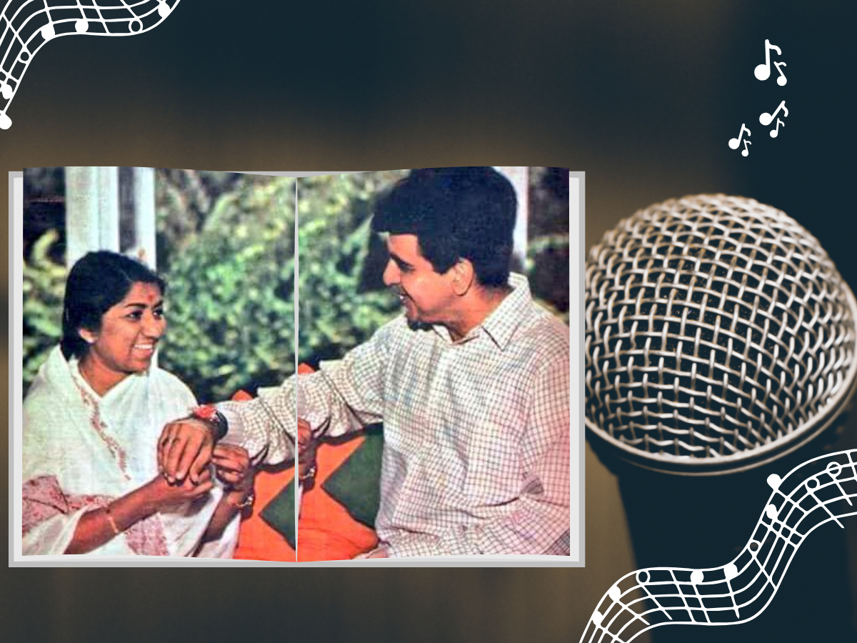 Lata Mangeshkar In Rakhi