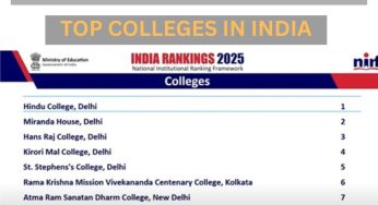 NIRF Ranking 2025 OUT at nirfindia.org: Check Full List of Top Colleges in India