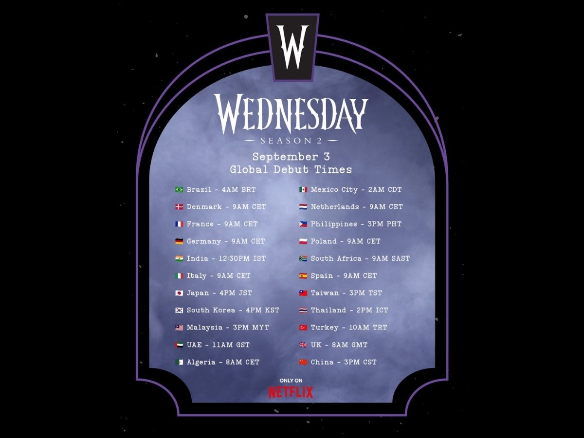 Wednesday Season 2 Part 2: Release Date, Release Time in India, Episode List, Cast Details
