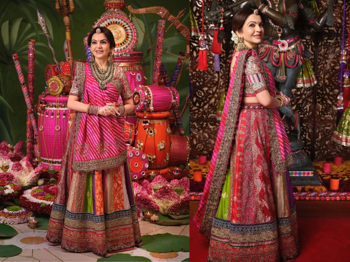 Nita Ambani Garba Outfit